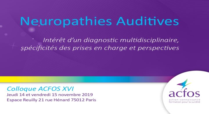 Neuropathies Auditives – 2019